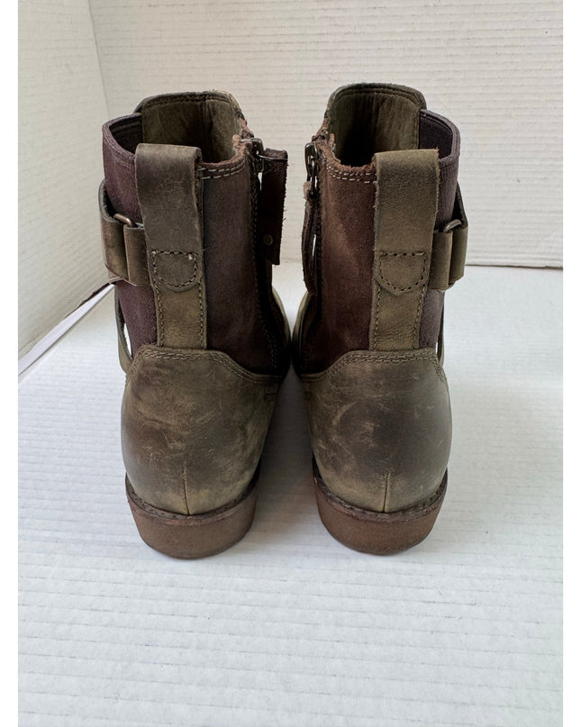 Teva Ellery Women’s Waterproof Boots Olive Green Size 8.5