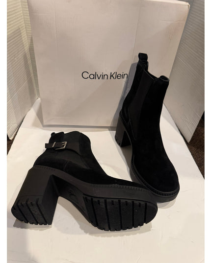 Calvin Klein Fayth Women's Black Boot Size 8.5M NWT Designer