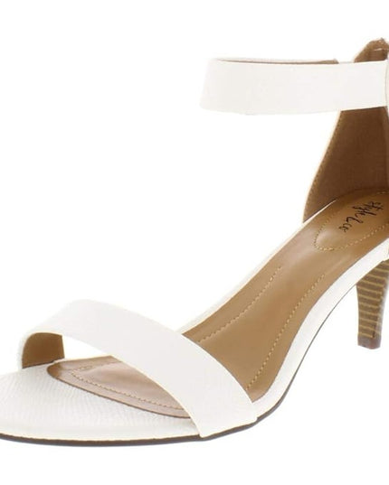 Style & Co Paycee Women's White Faux Leather Dress Sandal 7.5M