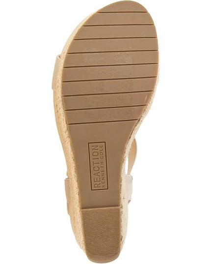 Kenneth Cole REACTION Women's Card T-strap Wedge White size 7.5 M