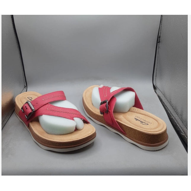 Clarks Brynn Madi Sandal | Women's | Fuchsia || Sandals | Flat NEW