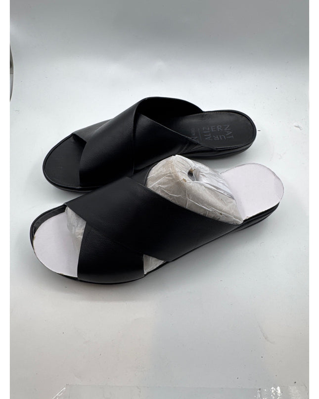 Naturalizer Genn-Stroll Slide Sandals | Black | Women's 6.5M | New