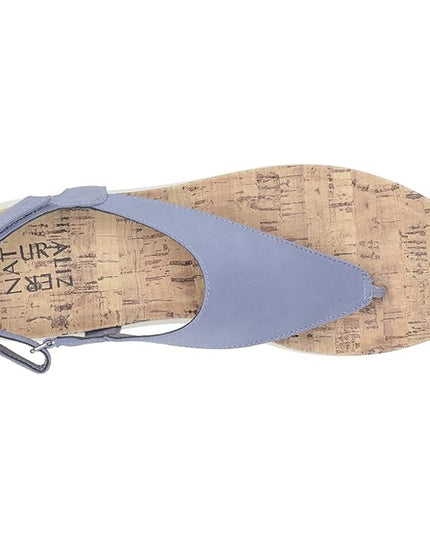 Naturalizer Genn Bolt Women's Blue Slip-On Slide Sandal Size 8M
