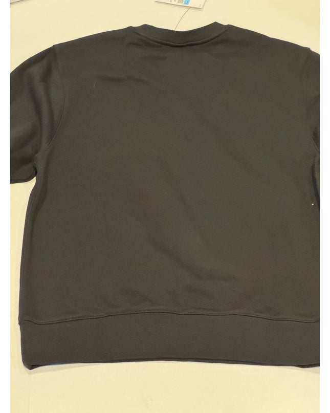 Nike Men's Club Fleece Sweatshirt Black Fleece Pullover Sport Casual Crewneck M
