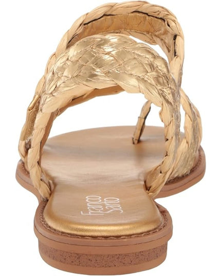 FRANCO SARTO women's Graze strapping gold Sandal size 7.5 M