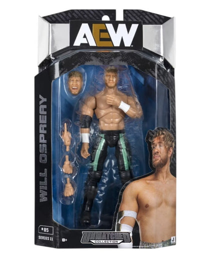 AEW Will Ospreay Unmatched Collection Series 11 #85 Wrestling Action Figure New