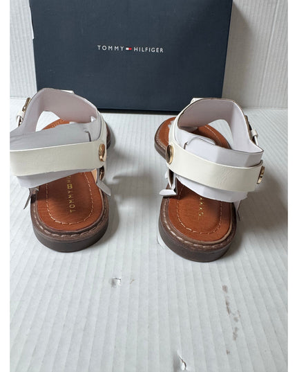 Tommy Hilfiger Women's Bennia flats Sandal White size 7M new
