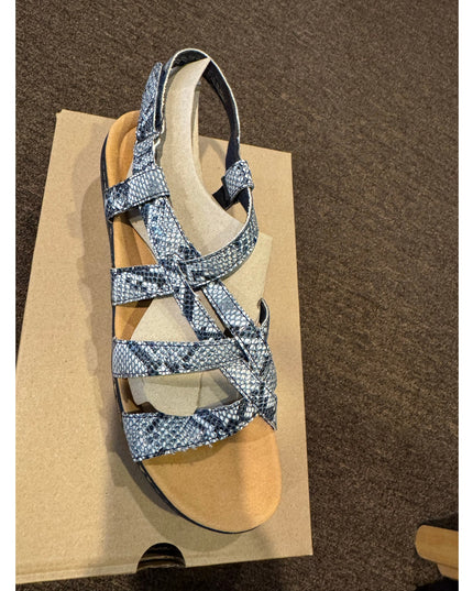 Clarks Merliah Rose Women's Snake Print Strappy Sandal 11
