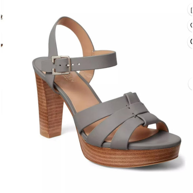 Lauren Ralph Lauren womens Soffia Nappa Leather Sandal 9b ocean new