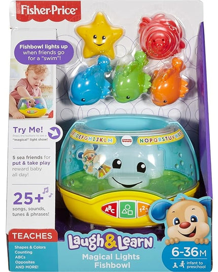 Fisher-Price Laugh & Learn Magical Lights Fishbowl Baby Toy NIB