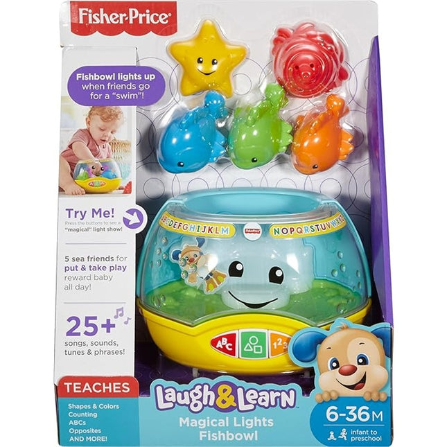 Fisher-Price Laugh & Learn Magical Lights Fishbowl Baby Toy NIB