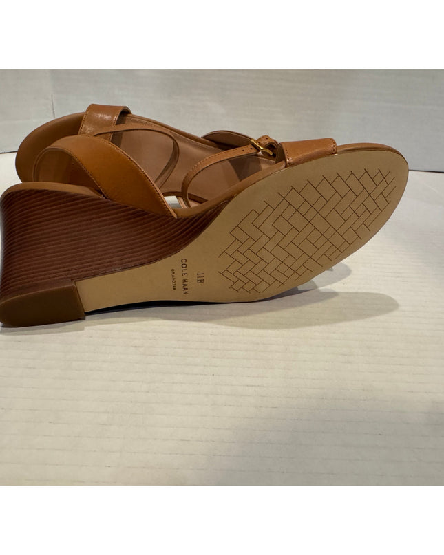 Cole Haan Josie Women's Tan Wedge Sandal Size 11B NWOB Designer