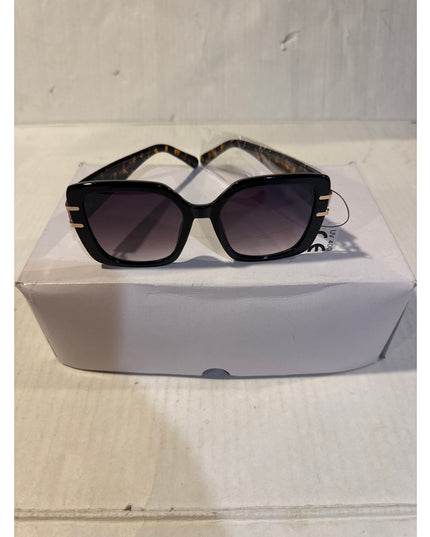 SUNGLASSES HIGH FASHION Tortoiseshell TEXTURED LINKED TEMPLES UV 400 Protection
