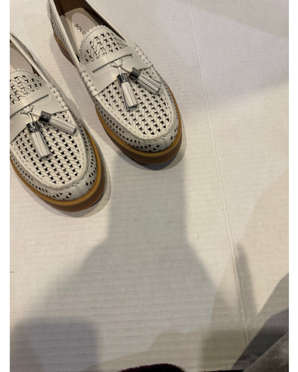 Donald J Pliner Lenny Women's White Cream Loafer Size 9.5 NWOB
