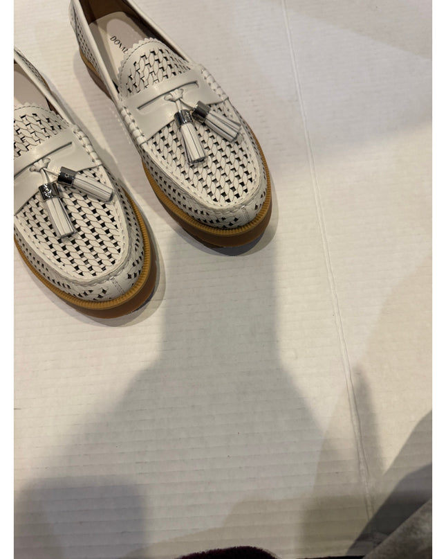 Donald J Pliner Lenny Women's White Cream Loafer Size 9.5 NWOB