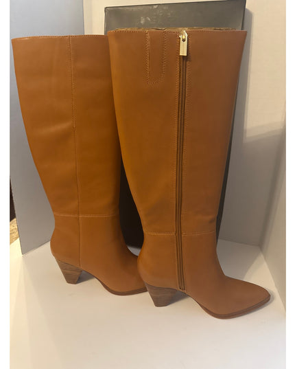 Vince Camuto Buttercup Knee High Boots Women 8M Golden Walnut