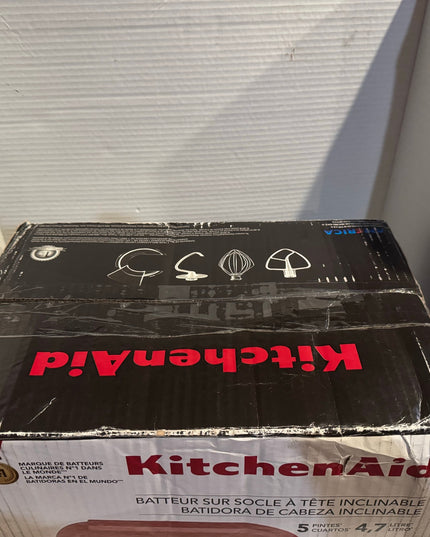 KitchenAid Deluxe 4.5 Qt Tilt-Head Stand Mixer Empire Red NIB