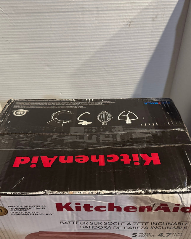 KitchenAid Deluxe 4.5 Qt Tilt-Head Stand Mixer Empire Red NIB