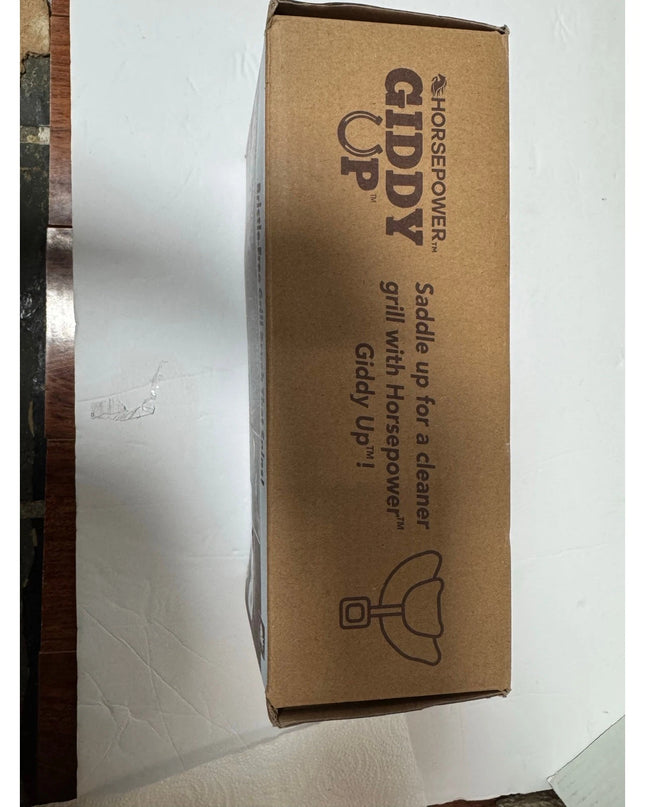 HorsePower Giddy Up Cordless, Rechargeable BBQ grill Stainless Roller Cleaner