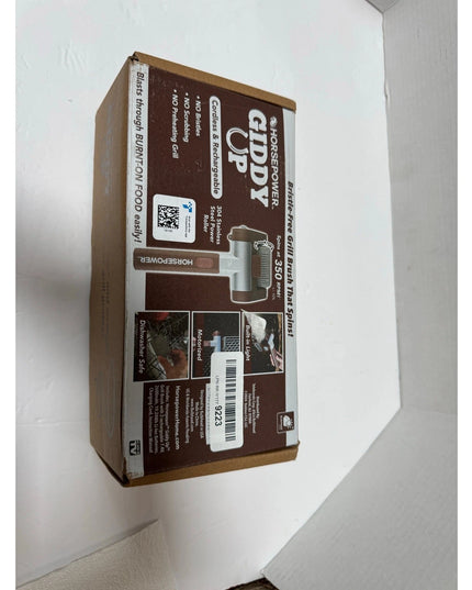 HorsePower Giddy Up Cordless, Rechargeable BBQ grill Stainless Roller Cleaner