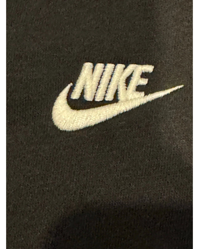 Nike Men's Club Fleece Sweatshirt Black Fleece Pullover Sport Casual Crewneck M