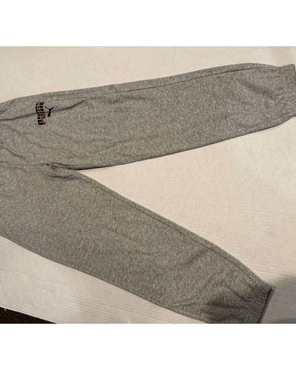 Puma Youth Fleece Jogger Pants Size Medium 18/20 Gray New