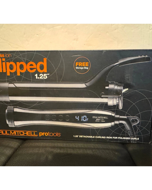 Paul Mitchell Express Ion Clipped Detachable Curling Iron - 1.25" new pro Tool