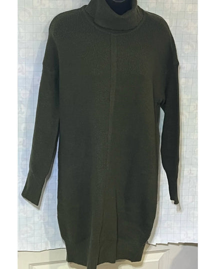 RD Style women Seamed mini Turtleneck Sweater Dress size S/P