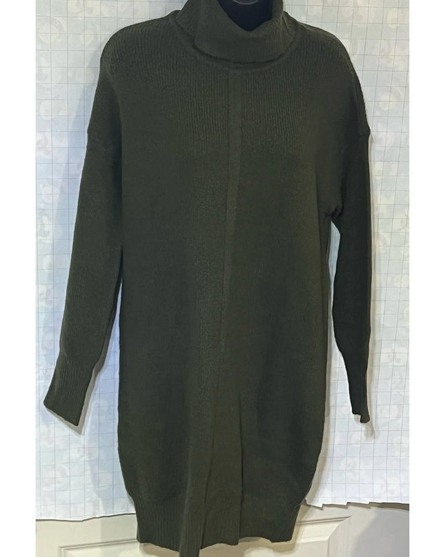 RD Style women Seamed mini Turtleneck Sweater Dress size S/P