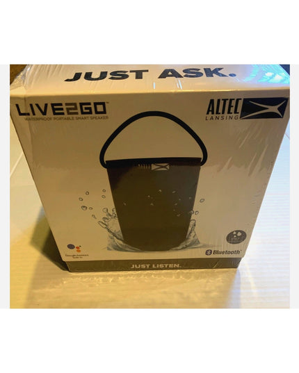 Altec Lansing Live 2 Go WiFi / Bluetooth Google Assistant Speaker sealed New