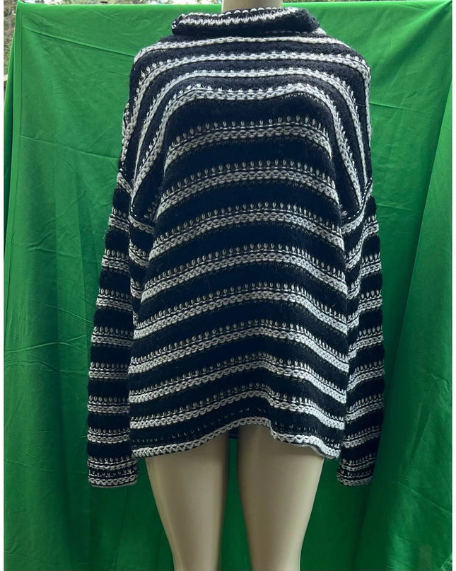 Line The Label Jamie women Long sleeve onyx Sweater medium