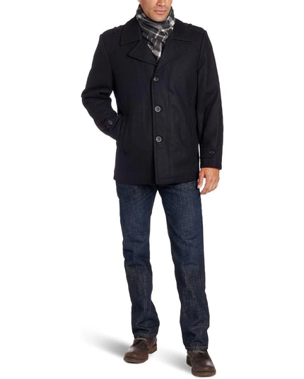 Michael Kors Men's Monroe Scarf Coat black xl men new