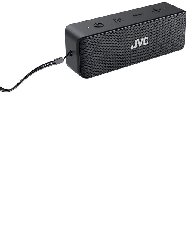 JVC SPSQ4BT True Wireless Stereo Portable Bluetooth Speaker, Black,