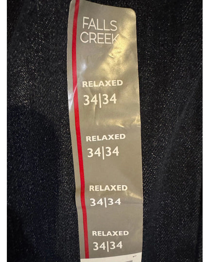 Falls Creek men's denim relaxed jeans  stretch  fit pants 34 x 34 jeans new