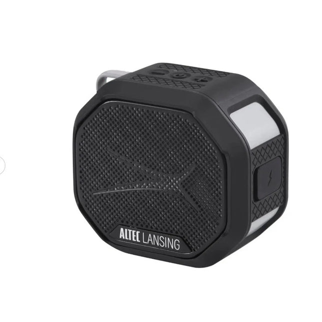 Altec Lansing - Bluetooth HydraTrek 2.0 EverythingProof Portable Speaker - Black