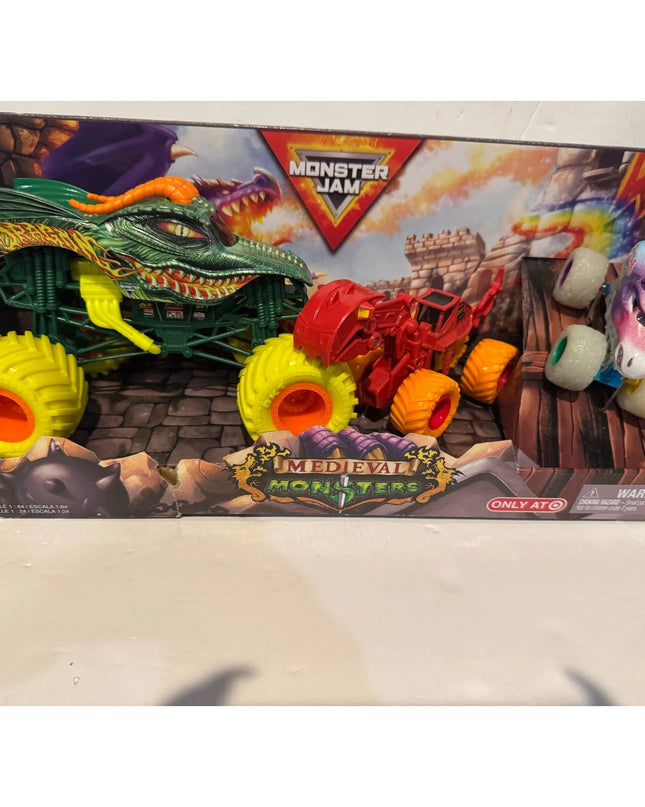 Monster truck Jam 1:24 & 1:64 Scale Diecast Vehicles 3pk