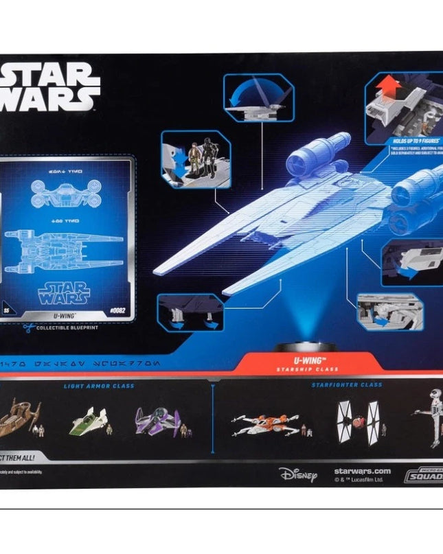 STAR WARS Micro Galaxy Squadron U-Wing Starfighter