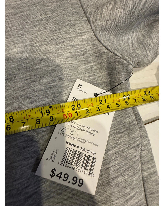 Men's FLX Recharge Scuba Hoodie Flint Heather gray M nwt