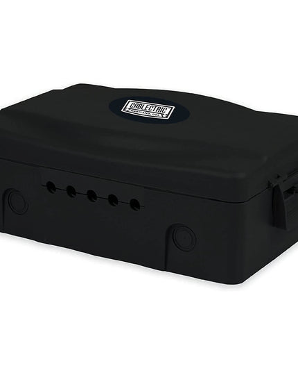 Outdoor Weather Resistant Connection Box -Cover for Extension Cord  Black