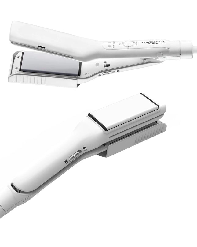 Conair Travel Iron 2-in-1 – Dual-Use Flat Iron for Clothes & Hair | Compact