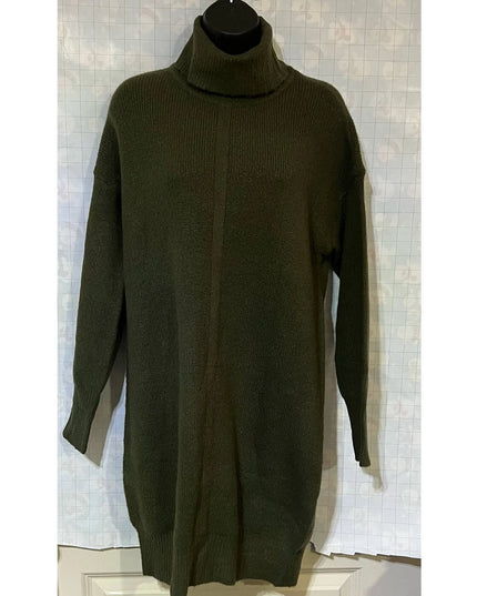 RD Style women Seamed mini Turtleneck Sweater Dress size S/P