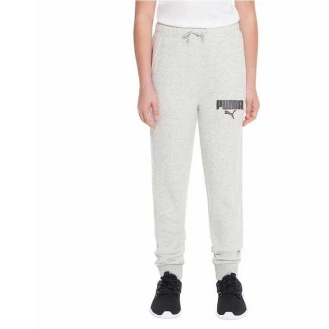 Puma Youth Fleece Jogger Pants Size Medium 18/20 Gray New
