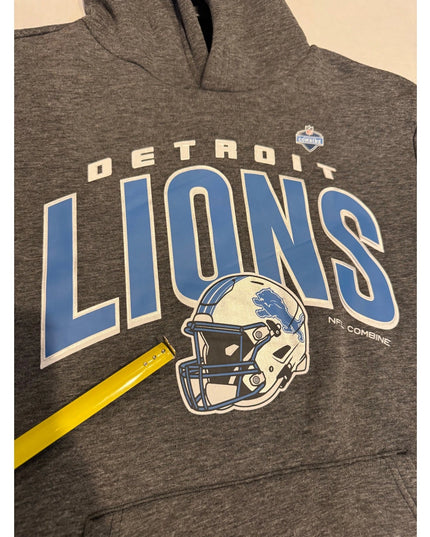 Detroit Lions Logo NFL Ultra Game Men's Pullover Hoodie med New