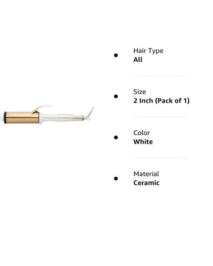 Kristin Ess Hair 2 Inch Titanium for Big Waves Large Barrel Curling Iron