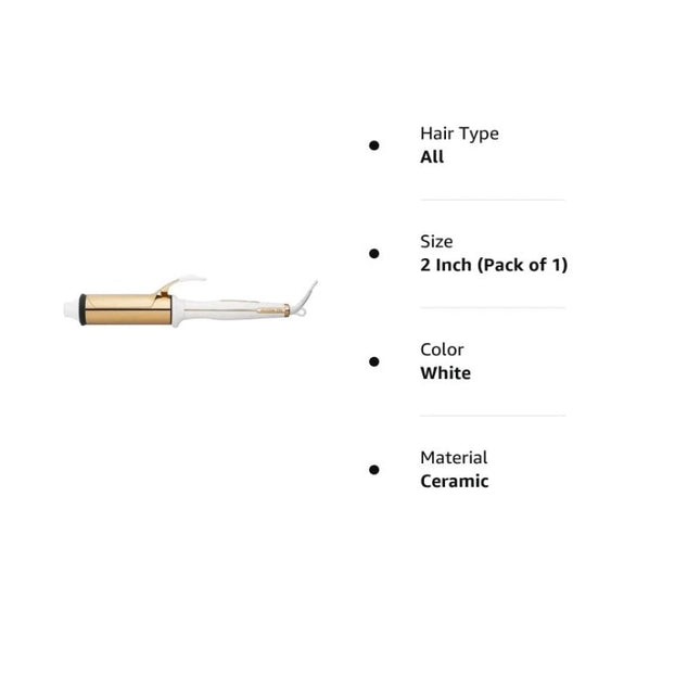 Kristin Ess Hair 2 Inch Titanium for Big Waves Large Barrel Curling Iron