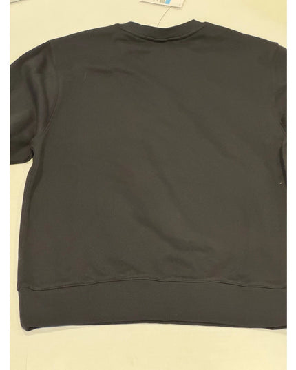 Nike Men's Club Fleece Sweatshirt Black Fleece Pullover Sport Casual Crewneck M