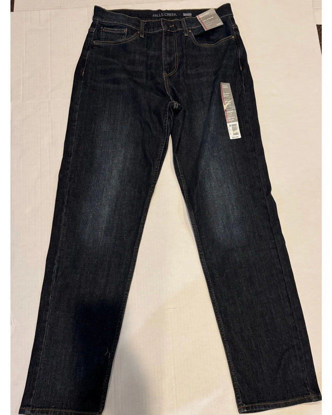 Falls Creek men's denim relaxed jeans  stretch  fit pants 34 x 34 jeans new