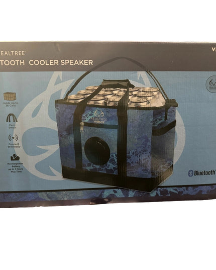 Real Tree  Insulated can Cooler with Wireless Bluetooth Speaker, Holds 36 Cans