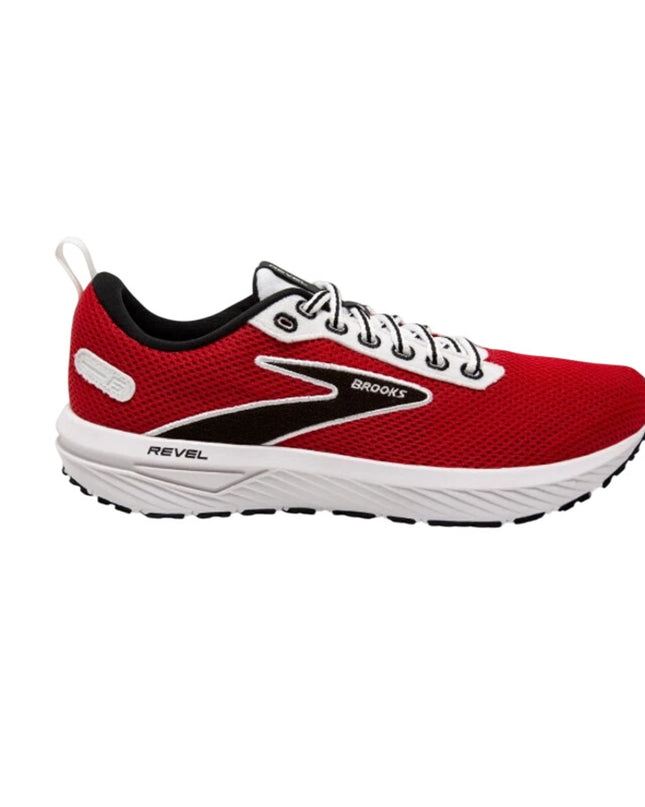 Men's Brooks Revel 6, Red/Black/White  Men,size 14 M   nwob