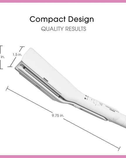 Conair Travel Iron 2-in-1 – Dual-Use Flat Iron for Clothes & Hair | Compact